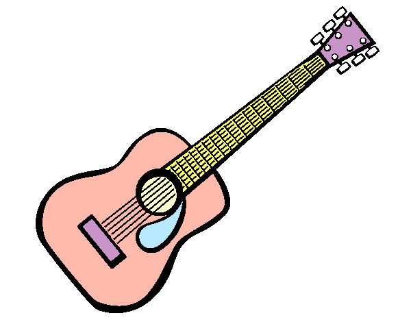 Dibujo Guitarra española II pintado por Megara24