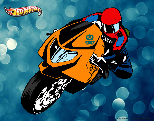 Dibujo Hot Wheels Ducati 1098R pintado por davidr