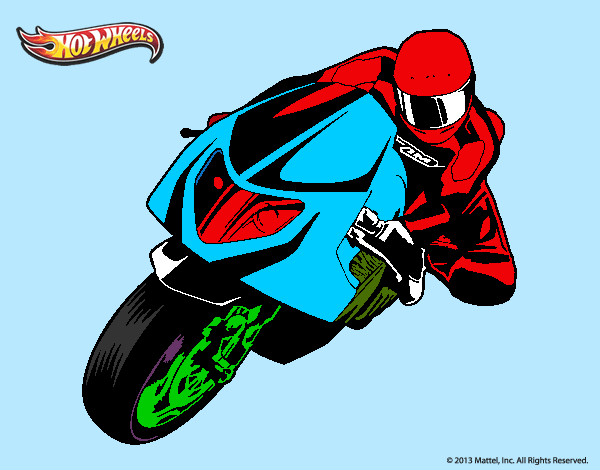 Dibujo Hot Wheels Ducati 1098R pintado por MYKENT