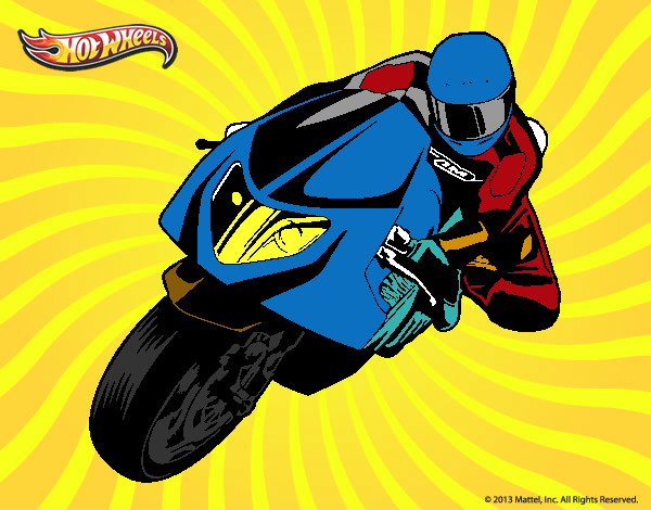 Dibujo Hot Wheels Ducati 1098R pintado por NathyMR