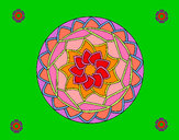 Dibujo Mandala 1 pintado por GLILY