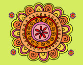 Dibujo Mandala alegre pintado por GLILY