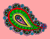 Dibujo Mandala lágrima pintado por marisolram