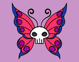 Dibujo Mariposa Emo pintado por paty94