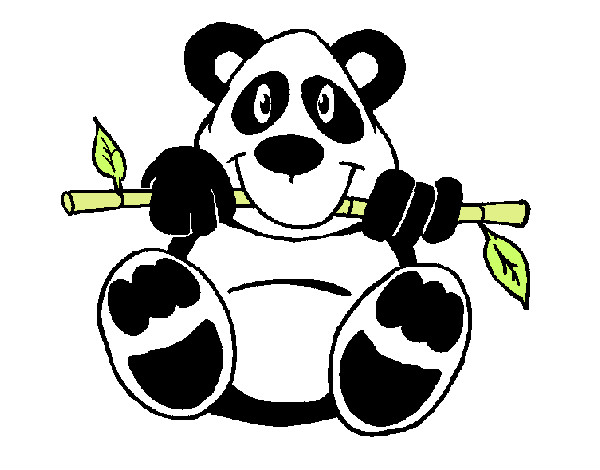 Dibujo Oso panda pintado por LAPROGAMER