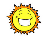 Dibujo Sol sonriendo pintado por karen12345
