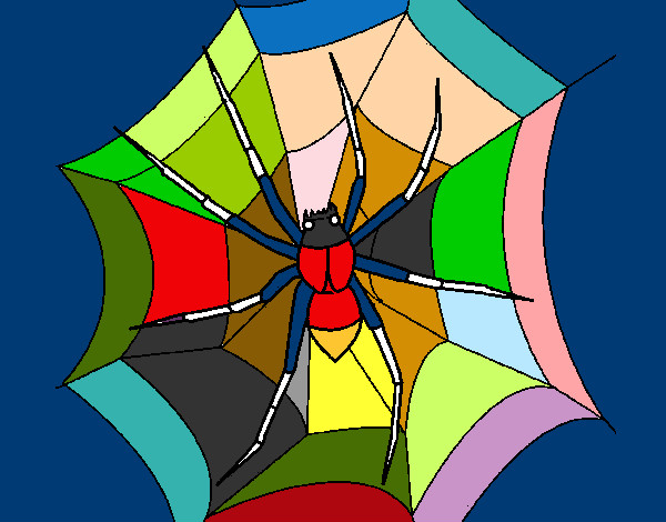 Dibujo Araña pintado por danire