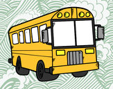 Dibujo Autobús del colegio pintado por charles1