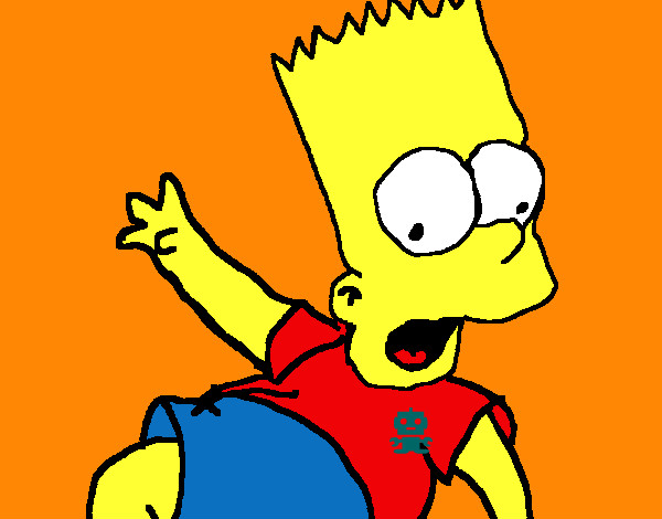 Dibujo Bart 2 pintado por dinora_c