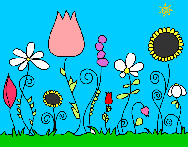 Dibujo Flores del bosque pintado por lovatic200