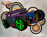 Dibujo Hot Wheels Bone Shaker pintado por ChicoBoy