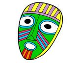 Dibujo Máscara sorprendida pintado por pop_video
