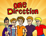 Dibujo One Direction 3 pintado por Neli1DLoui
