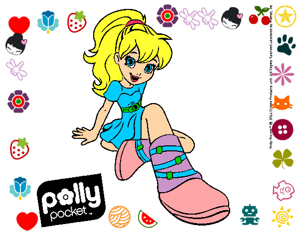 Dibujo Polly Pocket 9 pintado por alesita08