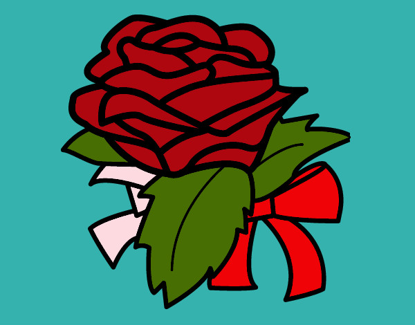 Dibujo Rosa, flor pintado por ardnas