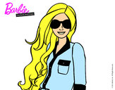 Dibujo Barbie con gafas de sol pintado por ernesotto2