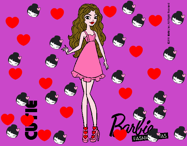 Dibujo Barbie Fashionista 3 pintado por guguimdq