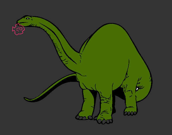 Dibujo Braquiosaurio II pintado por luisrobert