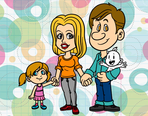 Dibujo Familia feliz pintado por Kevinn2001
