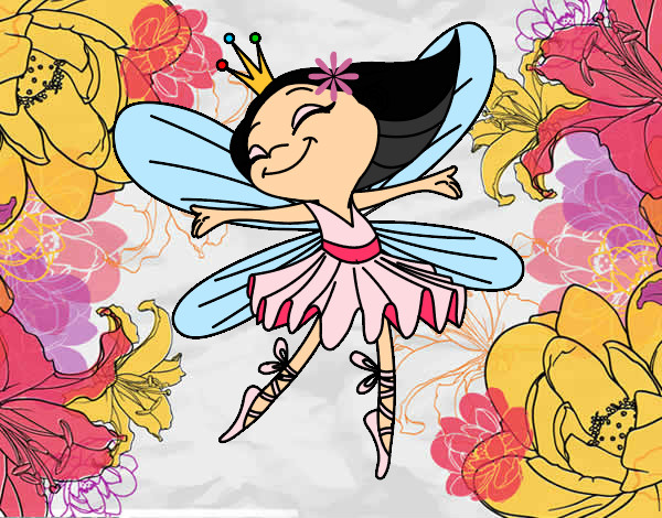 Dibujo Hada con alas pintado por Cristina8