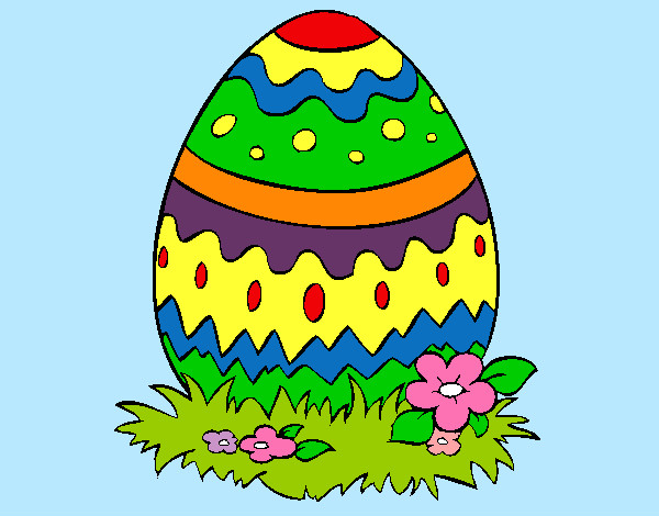 Dibujo Huevo de pascua 2 pintado por latatinana