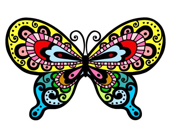 Dibujo Mariposa bonita pintado por helen26