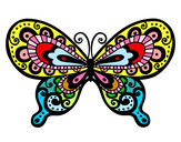 Dibujo Mariposa bonita pintado por helen26