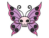 Dibujo Mariposa Emo pintado por luceritho
