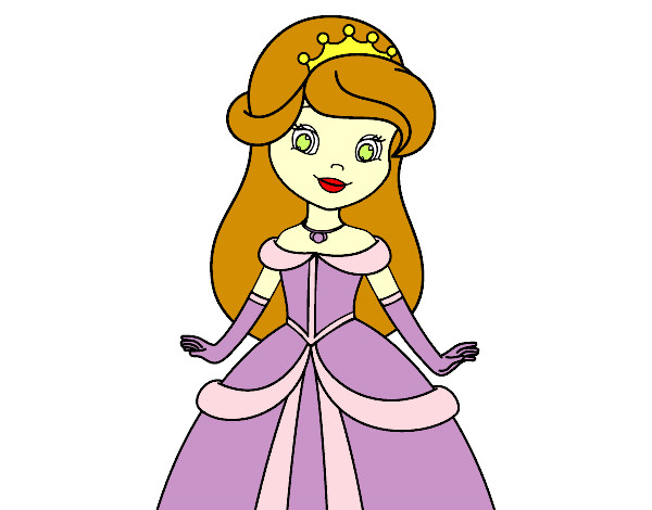 Dibujo Princesa bella pintado por allyna