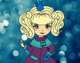 Dibujo Princesa del invierno pintado por poppy