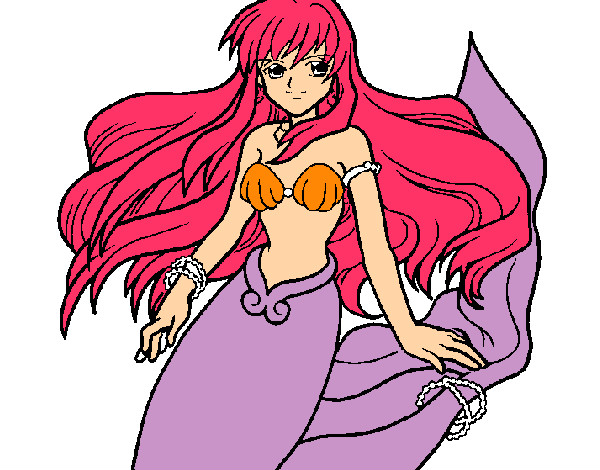 Dibujo Sirena pintado por KiaraJW