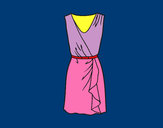 Dibujo Vestido sencillo pintado por amirasabah