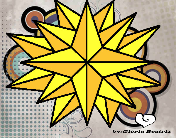 Dibujo Estrella brillante pintado por gonzauchih