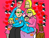 Dibujo Familia pintado por alexareini