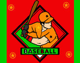 Dibujo Logo de béisbol pintado por kokis