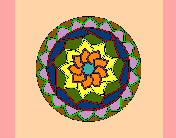 Dibujo Mandala 1 pintado por gonzauchih