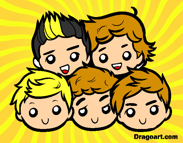 Dibujo One Direction 2 pintado por lastiricru