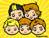 Dibujo One Direction 2 pintado por lastiricru