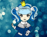 Dibujo Princesa del invierno pintado por Hikari