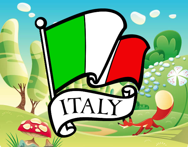 Dibujo Bandera de Italia pintado por lukas12_99