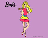 Dibujo Barbie y su mascota pintado por agostina02