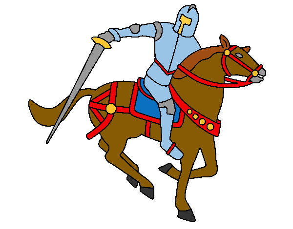 Dibujo Caballero a caballo IV pintado por Jemaxes