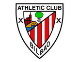 Dibujo Escudo del Athletic Club de Bilbao pintado por superbenji