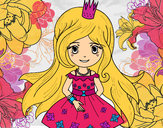 Dibujo Princesa primavera pintado por nazly1225