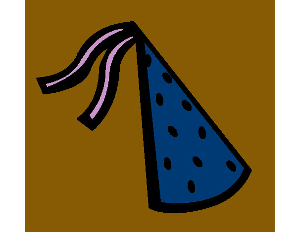 Dibujo Sombrero de cumpleaños pintado por pascale