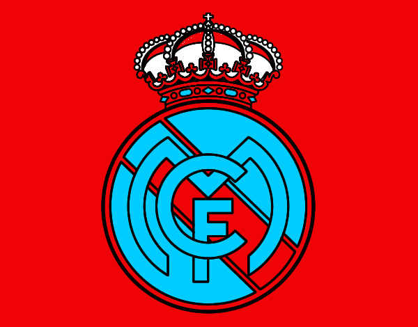 Dibujo Escudo del Real Madrid C.F. pintado por naylea6