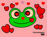 Dibujo Rana Calmatopic amor pintado por lulufasano