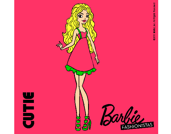 Dibujo Barbie Fashionista 3 pintado por mar231002