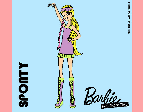 Dibujo Barbie Fashionista 4 pintado por mar231002