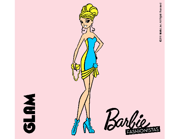Dibujo Barbie Fashionista 5 pintado por mar231002
